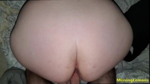 BBW Pale Bouncy Ass Fucked Doggy Style