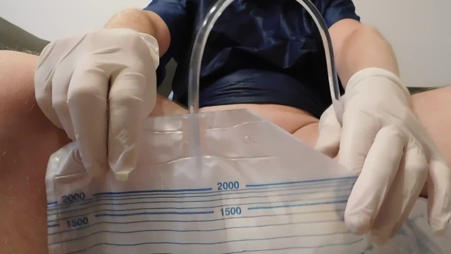 Catheter Emptying the Bladder