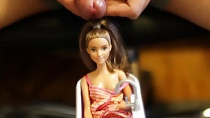 Brunette Barbie Bukkake Bath