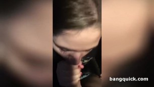 Tinder Girl with her Mouth Full of Dick