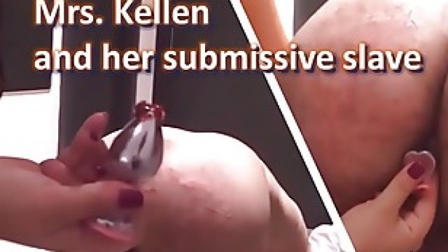 Mrs. Kellen and her submissive slave