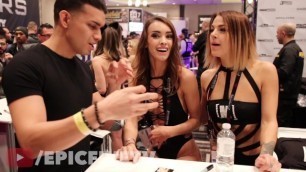 Interviewing Charity Crawford & Evelin Stone @ AVN 2018 IN LAS VEGAS!