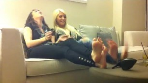 Bridgette & Lindsey Princess Feet II