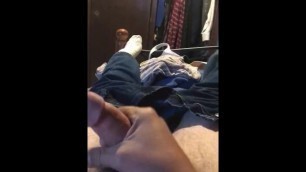 Horny Guy Jerks off and Cums Hard