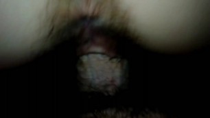 Look at how Tight her Hairy Pussy Grips my Dick and Stretches in Doggystyle