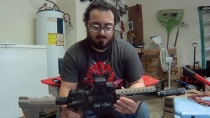 Why I Cut my AR15 in half with a saw - #oneless Assault Rifle