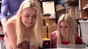 Blonde English Office a Mother and Boss's Daughter who have been Caught
