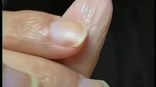 I'm Sucking Licking my Thumb and Fingers Biting my Nails Saliva Fetish