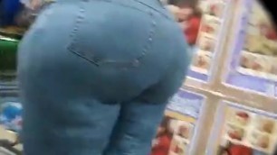 Big Butt BBW Granny in the Market - 44