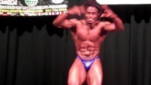 Bodybuilder with Biggest Outie ever on Stage