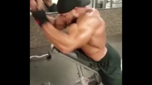 Sexy Ass Dude with Phat Ass Working out