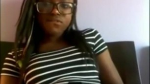 Nerdy Ebony Teen