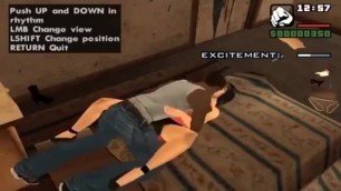 Big Hot CJ from GTA San Andreas Fucks Whore of a Girlfriend.