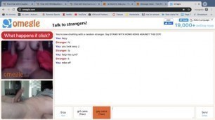 Filthy Slut Shows me her Creamy Pussy on Omegle