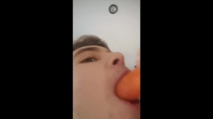 Hot Twink Deepthroats Carrot