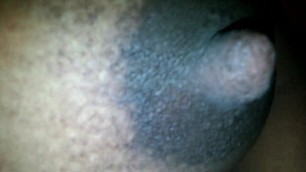 my wife's tight little black hairy pussy