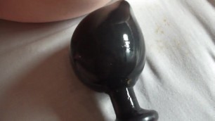 Uk Swinger Milf Inflatable Butt Plug DP WITH Squirting