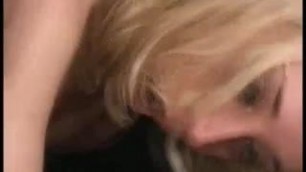 Blonde Pornstar Screams In A DP
