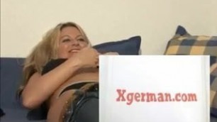 German Hot mom has a pierced clit