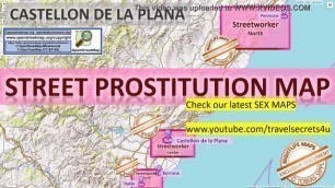 Castellon de la Plana, Spanien, Spain, Sex Map, Street Prostitution Map, Strassenstrich, zona roja, Puff, Sperrbezirk, Nutten, H