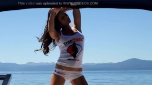 Mandy Flores Beach and Nude Modeling tease video