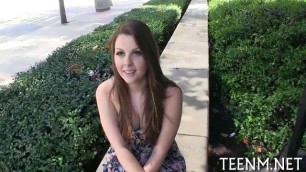 Money for teen cali hayes in exchange for irrumation stimulation