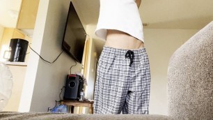 Twink in pajamas wakes up to undress in front of the camera, the new amateur gay porn video from Xblue18