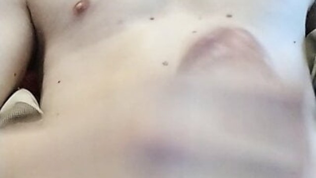 Strong solo big dick masturbation