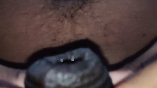 Masturbating big Indian dick outdoor in slow motion