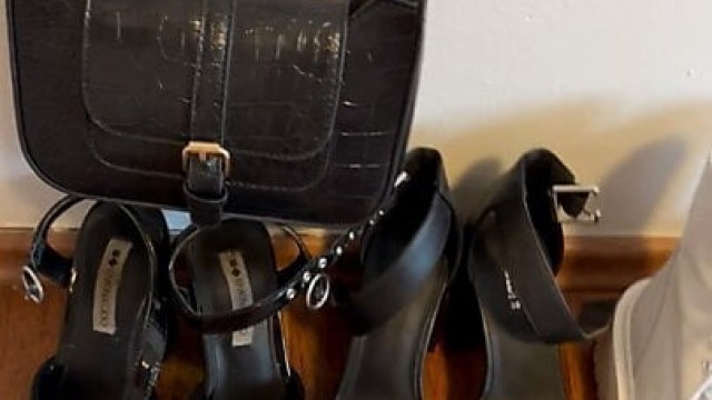 Collection heels,boots and handbag cum