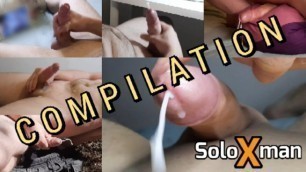 Compilation best moments cumshots and oragasms 2022, part 1 - SoloXman